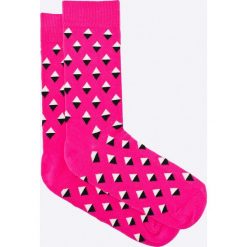Happy Socks - Skarpetki Mini Diamond. Czerwone skarpetki damskie marki Happy Socks, z elastanu. W wyprzedaży za 29,90 zł.