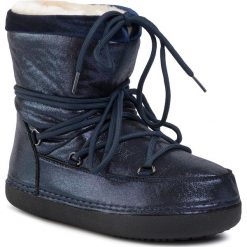 Buty DEEZEE - WS19002-02 Cobalt Blue. Niebieskie kozaki damskie DeeZee, na zimę, ze skóry ekologicznej, bez zapięcia. Za 149,99 zł.