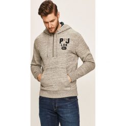 Pepe Jeans - Bluza Lupa. Szare bluzy męskie Pepe Jeans, s, z aplikacjami, z bawełny, z kapturem, z krótkim rękawem, krótkie, z kapturem. Za 339,90 zł.