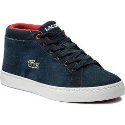 Sneakersy LACOSTE - Straightset Chukka 317 2 Caj 7-34CAJ0016003 Nvy. Niebieskie buty sportowe chłopięce marki Lacoste, z materiału. W wyprzedaży za 279,00 zł.