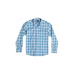 Koszule z długim rękawem Quiksilver CAMISA BFG2. Niebieskie koszule męskie Quiksilver, s, bez wzorów, bez kołnierzyka, z długim rękawem. Za 206,44 zł.