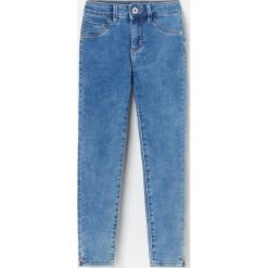 Jeansowe spodnie skinny fit - Niebieski. Niebieskie spodnie damskie Reserved, bez wzorów, z jeansu. Za 55,99 zł.
