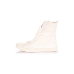 Buty Rick Owens RU17S9866. Białe trampki męskie Rick Owens, bez wzorów, bez zapięcia. Za 1237,23 zł.