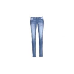 Jeansy slim fit Le Temps des Cerises POWER3. Niebieskie jeansy damskie marki Le Temps Des Cerises, bez wzorów, z jeansu. Za 319,20 zł.