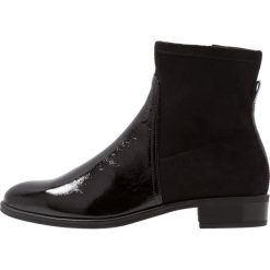 Unisa BICOR Botki black. Czarne botki damskie na zamek Unisa, z materiału, klasyczne. Za 509,00 zł.