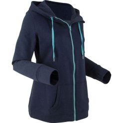 Bluza rozpinana, długi rękaw bonprix ciemnoniebieski melanż. Niebieskie bluzy damskie bonprix, melanż, długie. Za 69,99 zł.