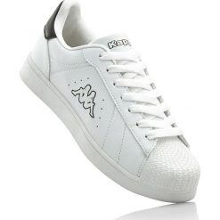 Sneakersy Kappa bonprix biało-czarny. Białe buty sportowe damskie bonprix. Za 149,99 zł.