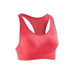 Stanik do biegania RUN CLASSIC. Różowe biustonosze sportowe marki KALENJI, xs, z elastanu. Za 19,99 zł.