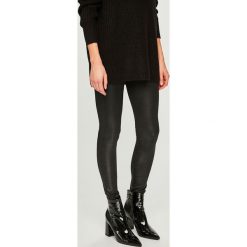 Answear - Legginsy. Czarne legginsy damskie marki ANSWEAR, s, z elastanu. W wyprzedaży za 69,90 zł.