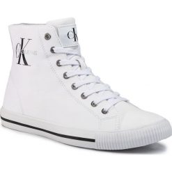 Sneakersy CALVIN KLEIN JEANS - Augusto B4S0671 White. Białe sneakersy męskie Calvin Klein Jeans, bez wzorów, z jeansu, bez zapięcia. W wyprzedaży za 289,00 zł.