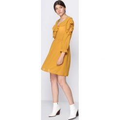 Żółta Sukienka Cheeky. Żółte sukienki hiszpanki Born2be, uniwersalny, mini. Za 69,99 zł.