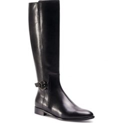 Oficerki EMPORIO ARMANI - X3O196 XF388 00002 Black. Czarne kozaki damskie Emporio Armani, ze skóry, bez obcasa, bez zapięcia. Za 1749,00 zł.