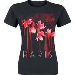 Rammstein Blut Frühling Koszulka damska czarny. Czarne t-shirty damskie marki Rammstein, l, z nadrukiem, z okrągłym kołnierzem. Za 94,90 zł.