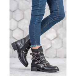 CZARNE WORKERY. Czarne workery damskie Bestelle. Za 65,90 zł.