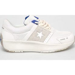 Converse - Buty Run Star. Białe buty sportowe damskie Converse, z gumy. W wyprzedaży za 199,90 zł.