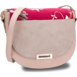 Torebka MONNARI - BAG6200-004 Pink. Czerwone listonoszki damskie marki Monnari, z materiału. W wyprzedaży za 99,00 zł.