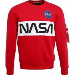 Bluzy męskie: Alpha Industries NASA INLAY Bluza speed red