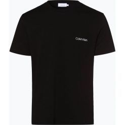 Calvin Klein - T-shirt męski, czarny. Czarne t-shirty męskie Calvin Klein, xl, z napisami, bez kołnierzyka. Za 139,95 zł.