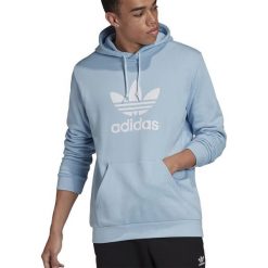 ADIDAS TREFOIL HOODIE > FM3784. Bluzy męskie Adidas, xs, bez wzorów, z bawełny, klasyczne, z kapturem, bez rękawów, długie, z kapturem. Za 249,99 zł.
