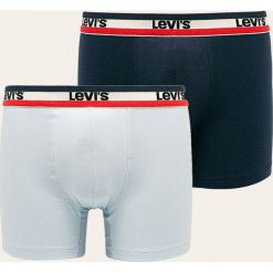 Levi's - Bokserki (2-pack). Niebieskie bokserki męskie Levi's®, bez wzorów, z elastanu. Za 89,90 zł.