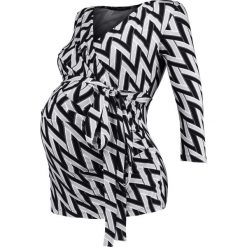 Bluzki asymetryczne: 9Fashion SOLANGE Bluzka z długim rękawem black/grey