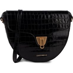 Torebka COCCINELLE - FF3 Beat Croco E1 FF3 15 01 01 Noir 001. Czarne listonoszki damskie Coccinelle, bez wzorów, ze skóry, bez dodatków. Za 1499,00 zł.