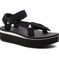 Sandały TEVA - Flatform Universal Mesh Print 1102451 Black. Czarne klapki damskie Teva, z materiału, sportowe, outdoorowe. W wyprzedaży za 239,00 zł.