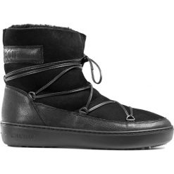 Buty MOON BOOT PULSE LOW SHEARLING Czarny. Czarne koturny damskie marki Moon Boot, bez obcasa, na koturnie, bez zapięcia. W wyprzedaży za 540,00 zł.