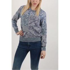 Diesel M-Bandana Sweter Niebieski Szary. Szare bluzy damskie Diesel, m, bez wzorów, z bawełny, bez rękawów, bez kaptura. Za 636,95 zł.