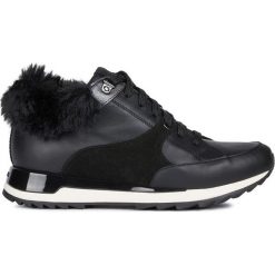 Geox - Buty. Szare buty sportowe damskie Geox, bez wzorów, ze skóry, sportowe. Za 599,90 zł.