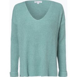 Marie Lund - Sweter damski, niebieski. Niebieskie swetry klasyczne damskie Marie Lund, s, z dzianiny, z dekoltem w serek. Za 229,95 zł.