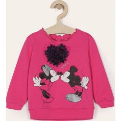 Name it - Bluza dziecięca 80-110 cm. Czerwone bluzy dziewczęce Name it, z nadrukiem, z elastanu, bez rękawów, bez kaptura. Za 89,90 zł.