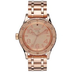 Zegarki męskie: Zegarek męski All Rose Gold Nixon 38-20 A4101897