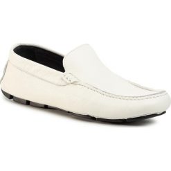 Mokasyny POLLINI - SB10211G0AUF0100 Fantasy Bianco. Białe mokasyny męskie Pollini, ze skóry, klasyczne. W wyprzedaży za 639,00 zł.