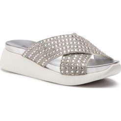 Klapki BALDININI - 999938XPLSI0606XXXXX Argento. Szare klapki damskie marki Baldinini, bez wzorów, ze skóry, bez obcasa. Za 1609,00 zł.