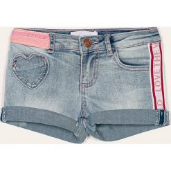 Desigual - Szorty dziecięce 104-164 cm. Niebieskie spodenki dziewczęce Desigual, bez wzorów, z elastanu, casualowe. Za 249,90 zł.