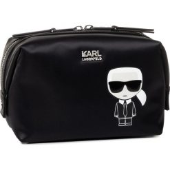 Kosmetyczka KARL LAGERFELD - 201W3201 Black. Czarne kosmetyczki męskie KARL LAGERFELD, bez wzorów, z tkaniny. W wyprzedaży za 299,00 zł.