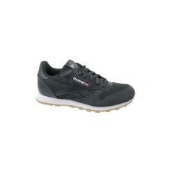 Trampki Dziecko Reebok Sport Cl Leather ESTL CN1142. Czarne trampki dziewczęce marki Reebok Sport, bez wzorów, bez zapięcia. Za 199,99 zł.
