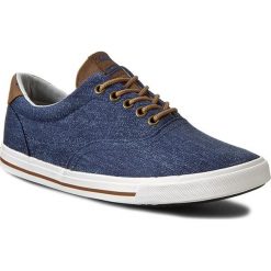 Tenisówki SPRANDI - M188SS16-01 Granatowy. Niebieskie półbuty męskie Sprandi, bez wzorów, z gumy, bez zapięcia. Za 79,99 zł.