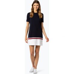 Tommy Hilfiger - Sukienka damska – Bettie, niebieski. Niebieskie sukienki damskie TOMMY HILFIGER, na imprezę, m, bez wzorów, klasyczne, bez kołnierzyka, bez rękawów. Za 399,95 zł.