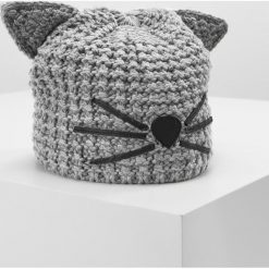 Czapki damskie: KARL LAGERFELD CHOUPETTE BEANIE Czapka light grey