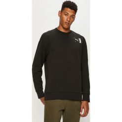 Puma - Bluza. Czarne bluzy męskie Puma, s, z nadrukiem, z elastanu, z okrągłym kołnierzem, bez rękawów, bez kaptura. Za 249,90 zł.