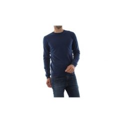 Swetry Wool co WO 0500. Niebieskie swetry męskie Wool co, s, bez wzorów, bez kołnierzyka, bez kaptura. Za 213,68 zł.