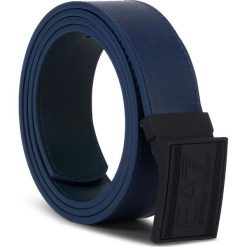 Pasek Męski EA7 EMPORIO ARMANI - 245376 8A693 63735 Blu Navy/Scarab. Niebieskie paski męskie EA7 Emporio Armani, w paski, ze skóry ekologicznej. Za 719,00 zł.