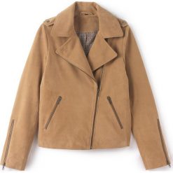 Bluzy damskie: Bluza zamszowa na zamek