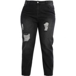 Jeansy damskie: Daisy Street Plus DISTRESSED MOM JEANS Jeansy Relaxed Fit black