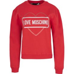 Bluza Love Moschino. Czerwone bluzki damskie s, bez wzorów, bez rękawów, bez kaptura. Za 399,00 zł.