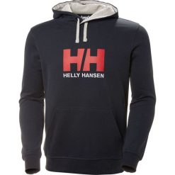 Helly Hansen Logo Hoodie 33977-597 bluzy męskie granatowe S. Bluzy męskie Helly Hansen, s, bez wzorów, z bawełny, sportowe, z kapturem, bez rękawów, z kapturem. W wyprzedaży za 219,99 zł.