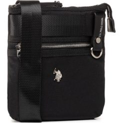 Saszetka U.S. POLO ASSN. - New Waganer S Flat Crossb BEUWG2839MIP/000 Black. Czarne torby męskie skórzane U.S. Polo Assn., bez wzorów, ze skóry ekologicznej, młodzieżowe. Za 189,00 zł.