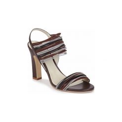 Sandały Jil Sander JS16121. Brązowe sandały damskie marki Jil Sander. Za 1351,20 zł.